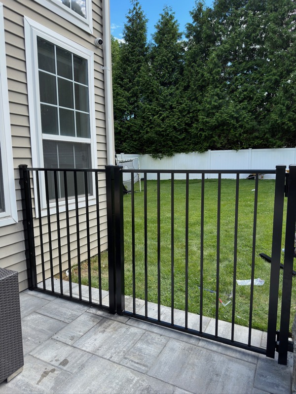 Pool gate & patio — Blue Point, NY